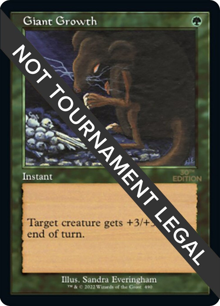 Image for Giant Growth (Retro Frame) (30th Anniversary Edition) (490) - Magic: The Gathering