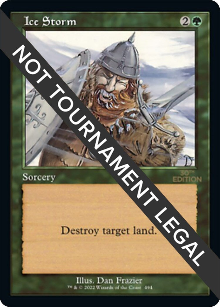 Image for Ice Storm (Retro Frame) (30th Anniversary Edition) (494) - Magic: The Gathering