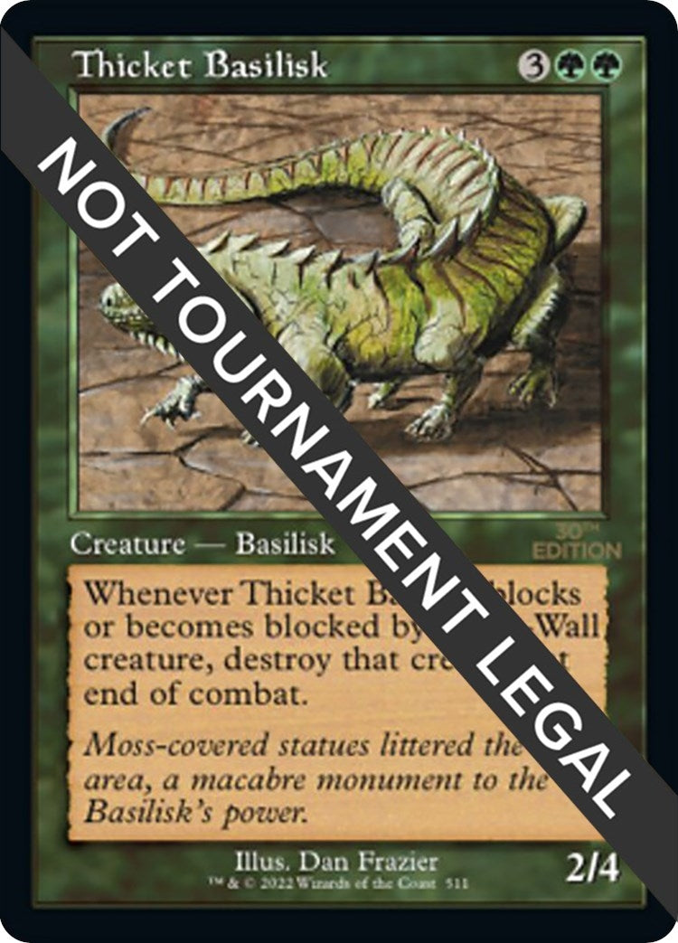 Image for Thicket Basilisk (Retro Frame) (30th Anniversary Edition) (511) - Magic: The Gathering