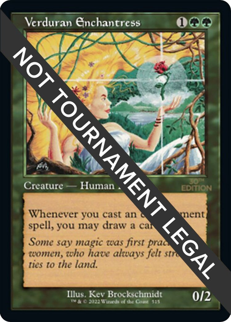 Image for Verduran Enchantress (Retro Frame) (30th Anniversary Edition) (515) - Magic: The Gathering
