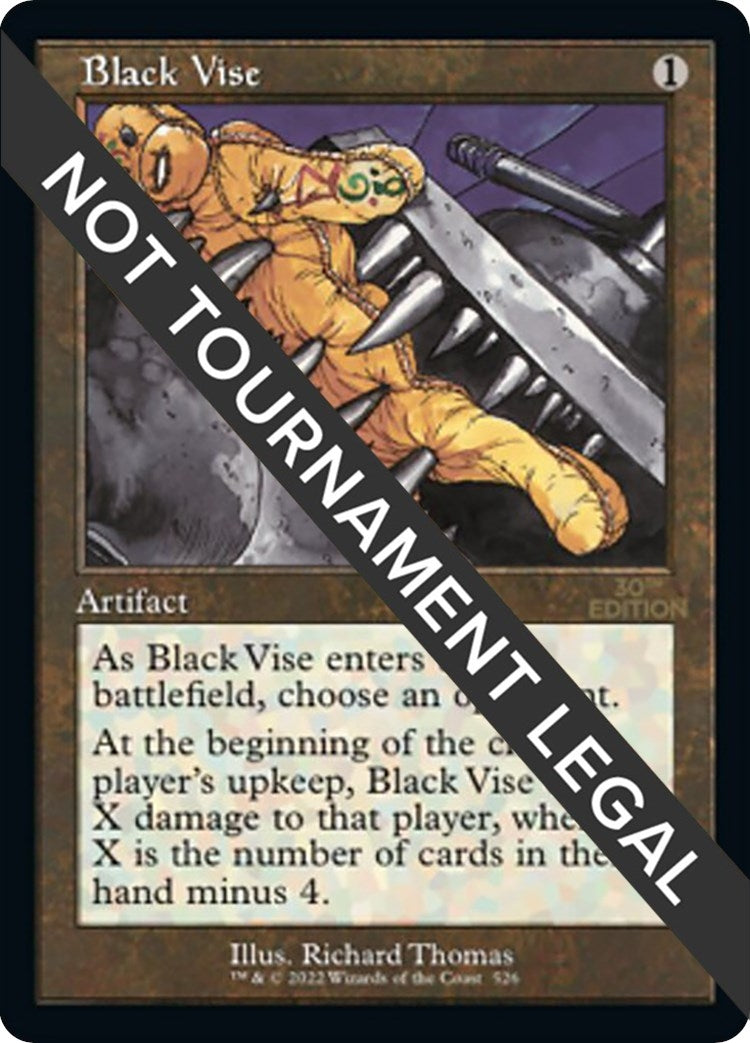 Image for Black Vise (Retro Frame) (30th Anniversary Edition) (526) - Magic: The Gathering