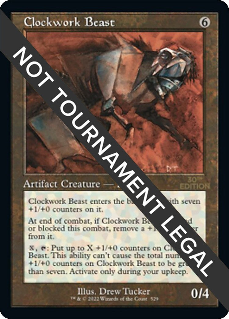 Image for Clockwork Beast (Retro Frame) (30th Anniversary Edition) (529) - Magic: The Gathering