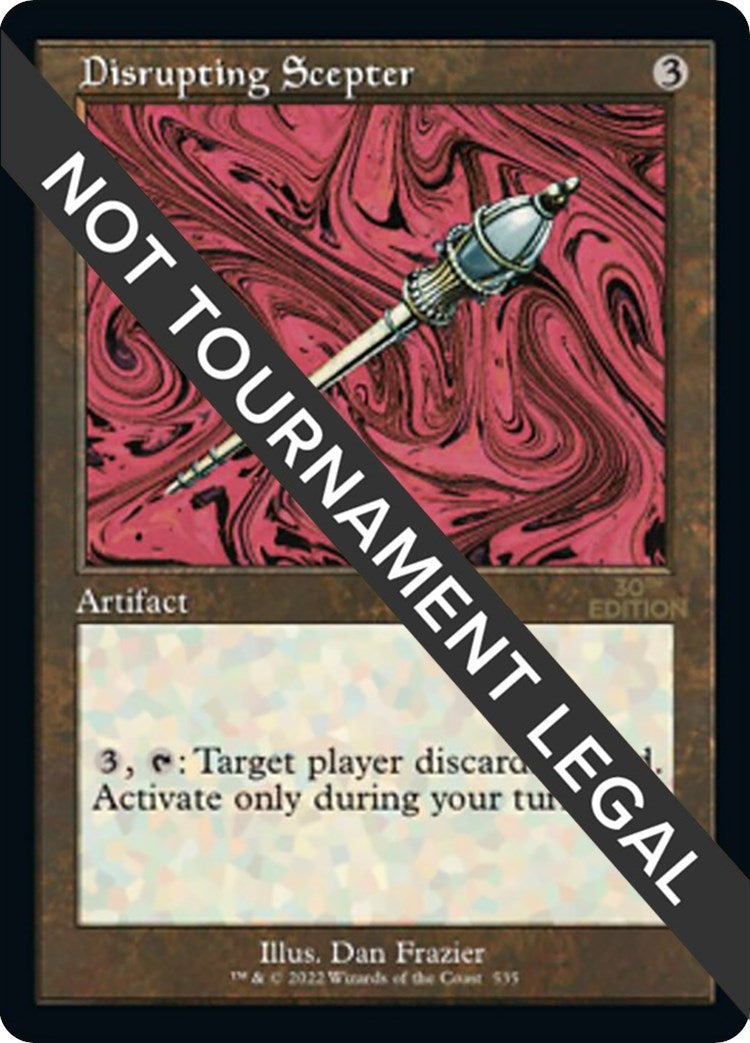 Image for Disrupting Scepter (Retro Frame) (30th Anniversary Edition) (535) - Magic: The Gathering
