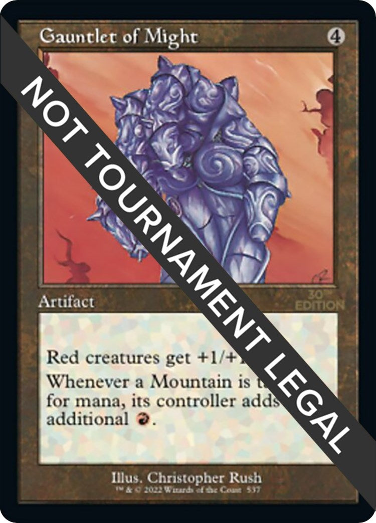 Image for Gauntlet of Might (Retro Frame) (30th Anniversary Edition) (537) - Magic: The Gathering