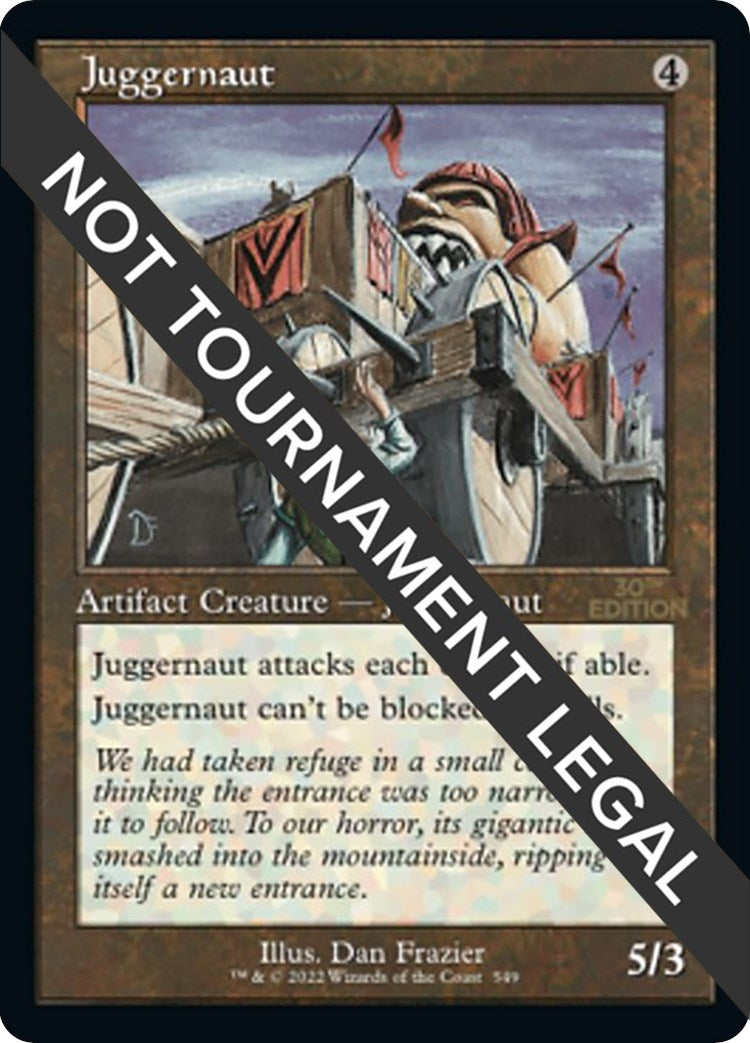 Image for Juggernaut (Retro Frame) (30th Anniversary Edition) (549) - Magic: The Gathering