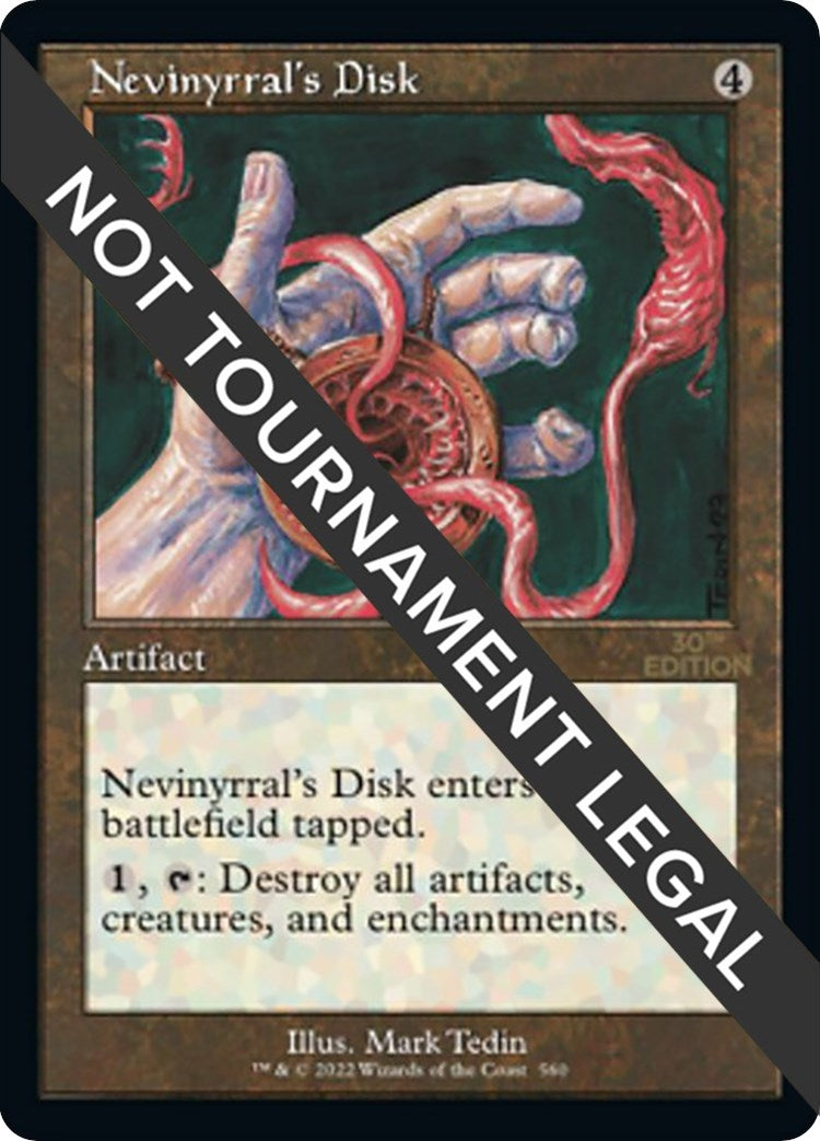 Image for Nevinyrral's Disk (Retro Frame) (30th Anniversary Edition) (560) - Magic: The Gathering