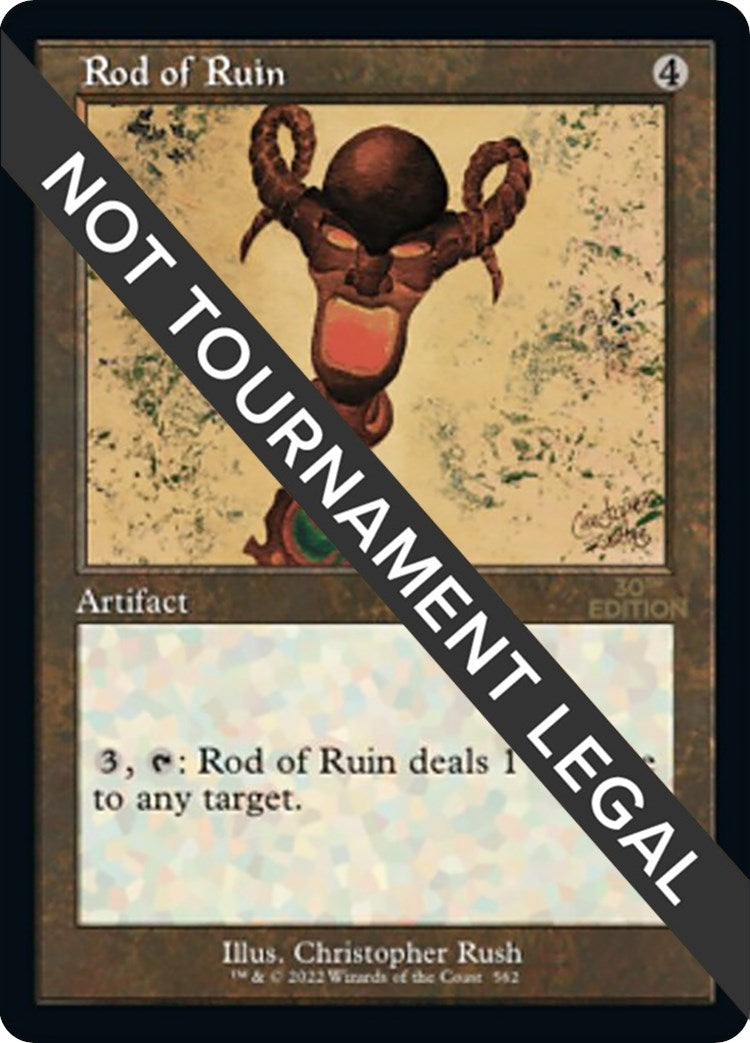 Image for Rod of Ruin (Retro Frame) (30th Anniversary Edition) (562) - Magic: The Gathering