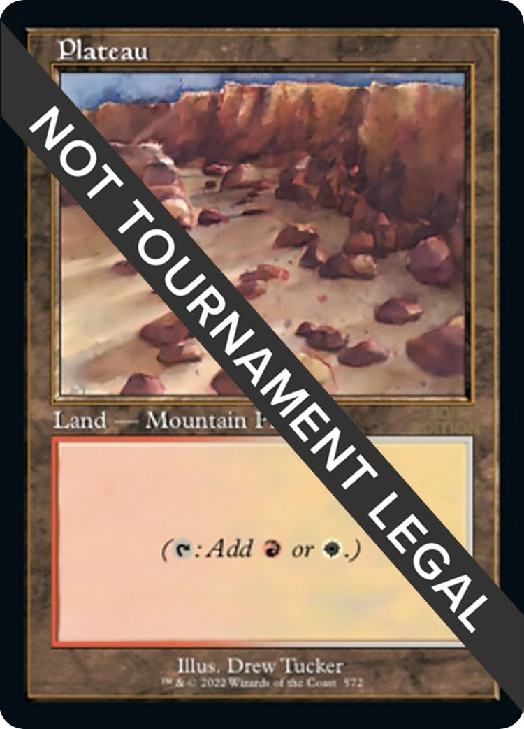 Image for Plateau (Retro Frame) (30th Anniversary Edition) (572) - Magic: The Gathering
