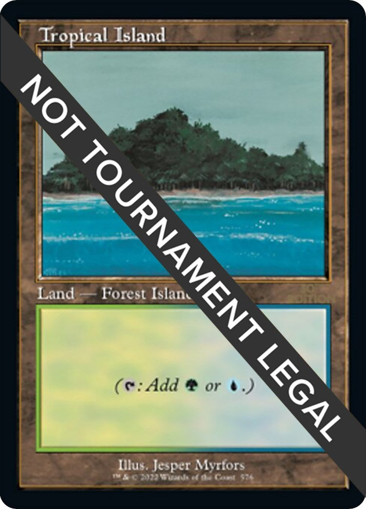 Image for Tropical Island (Retro Frame) (30th Anniversary Edition) (576) - Magic: The Gathering