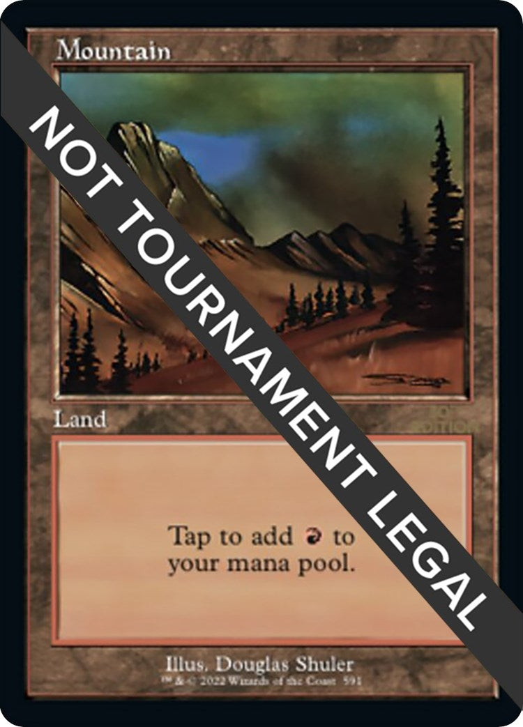 Image for Mountain (591) (Retro Frame) (30th Anniversary Edition) (591) - Magic: The Gathering