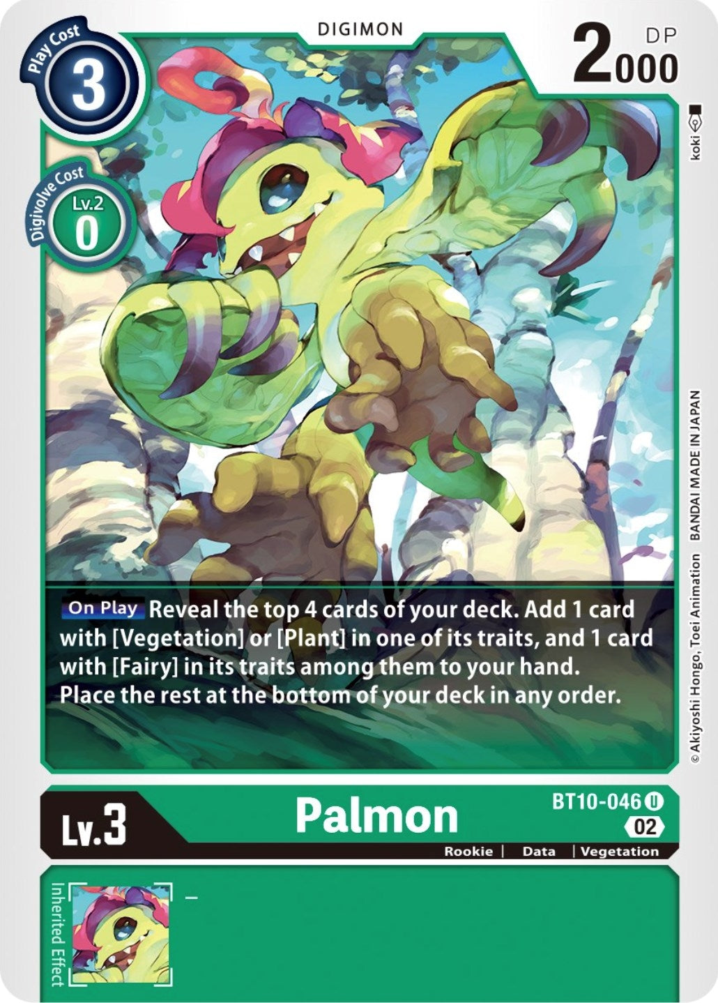 Image for Palmon (BT10) (10046)