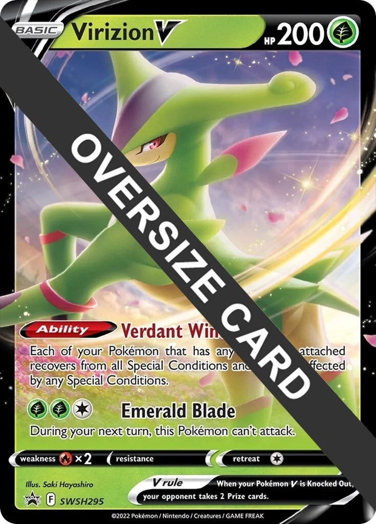 Image for Virizion V - SWSH295 (Jumbo Cards) (SWSH295) - Pokemon