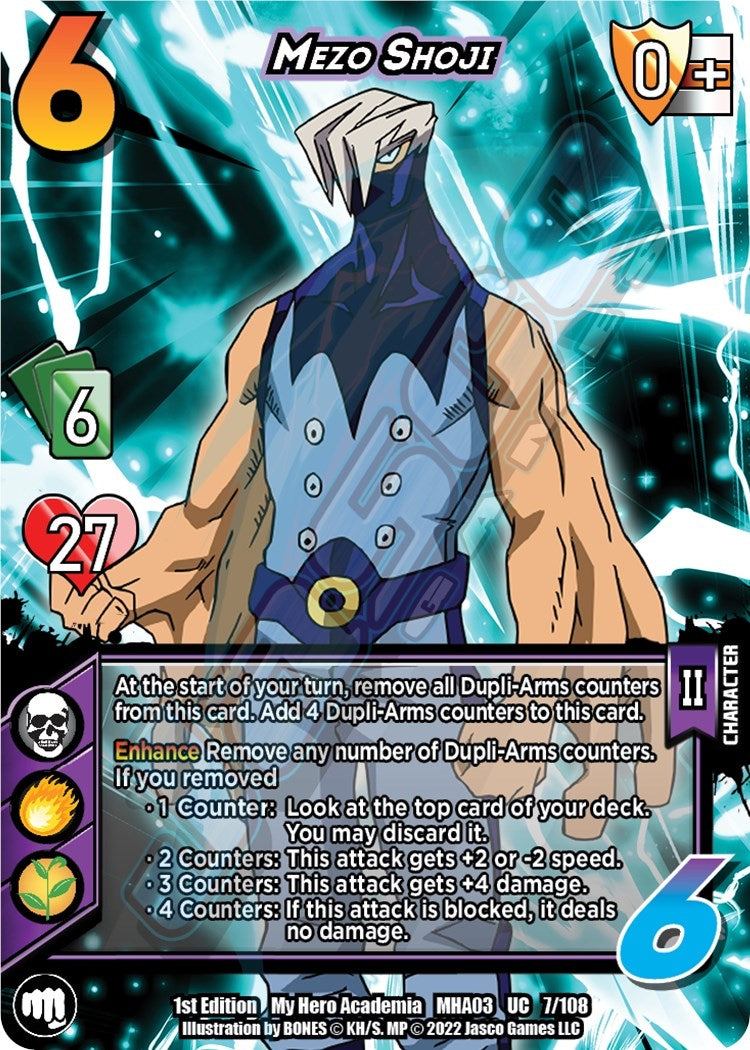 Image for Mezo Shoji (UniVersus: My Hero Academia: Heroes Clash) (7/108) - UniVersus