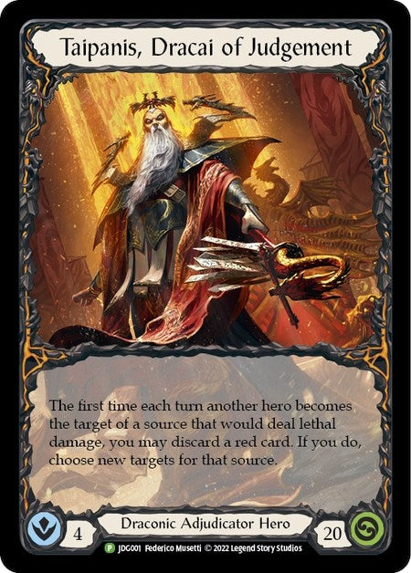 Image for Taipanis, Dracai of Judgement - JDG001 (Flesh and Blood: Promo Cards) (JDG001) - Flesh and Blood TCG