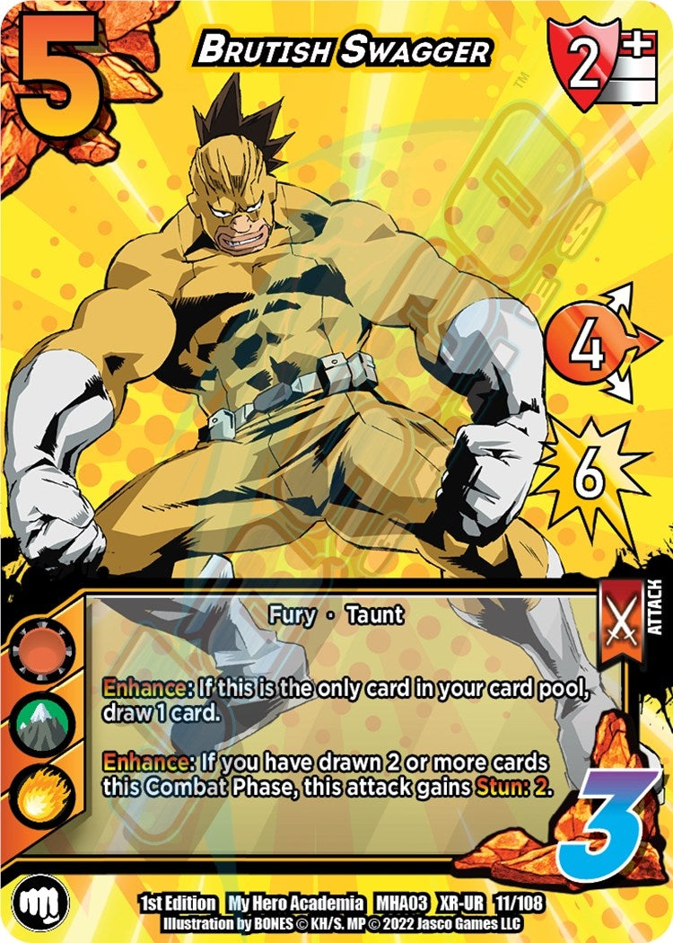 Image for Brutish Swagger (XR) (UniVersus: My Hero Academia: Heroes Clash) (11/108) - UniVersus