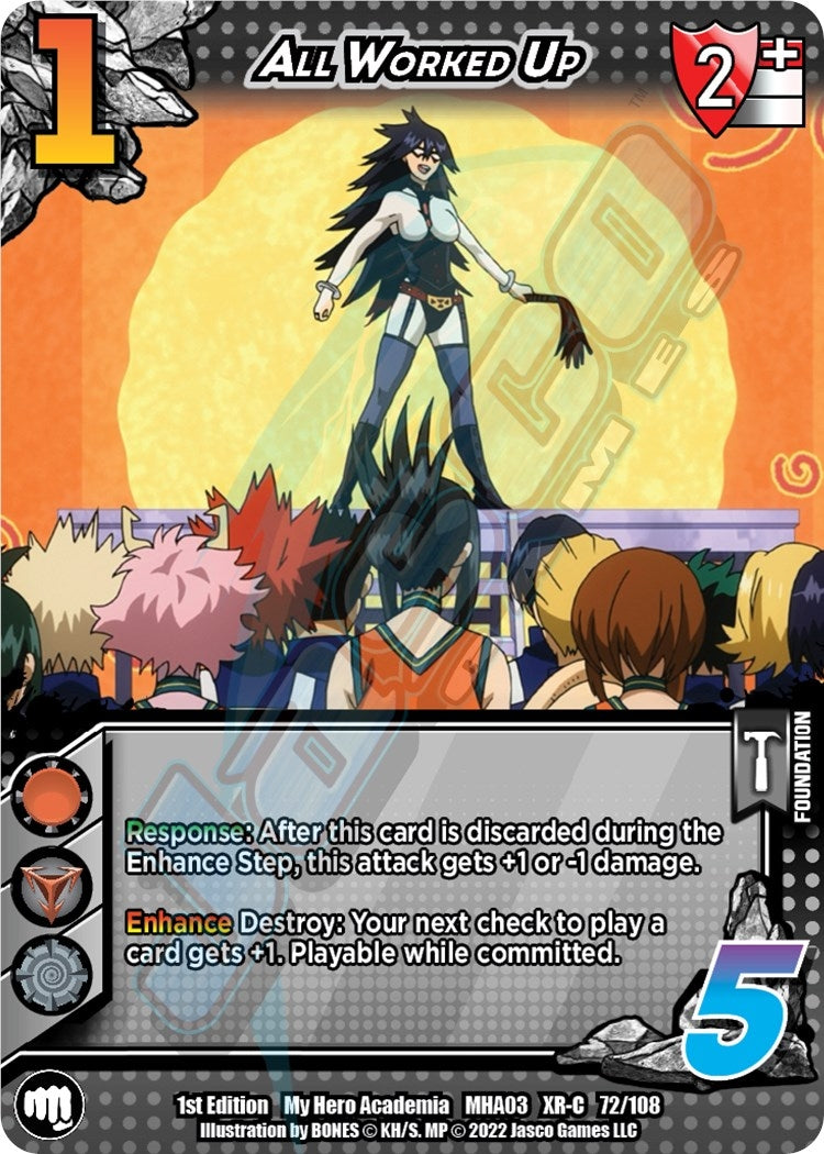 Image for All Worked Up (XR) (UniVersus: My Hero Academia: Heroes Clash) (72/108) - UniVersus
