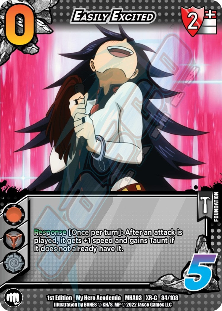 Image for Easily Excited (XR) (UniVersus: My Hero Academia: Heroes Clash) (84/108) - UniVersus