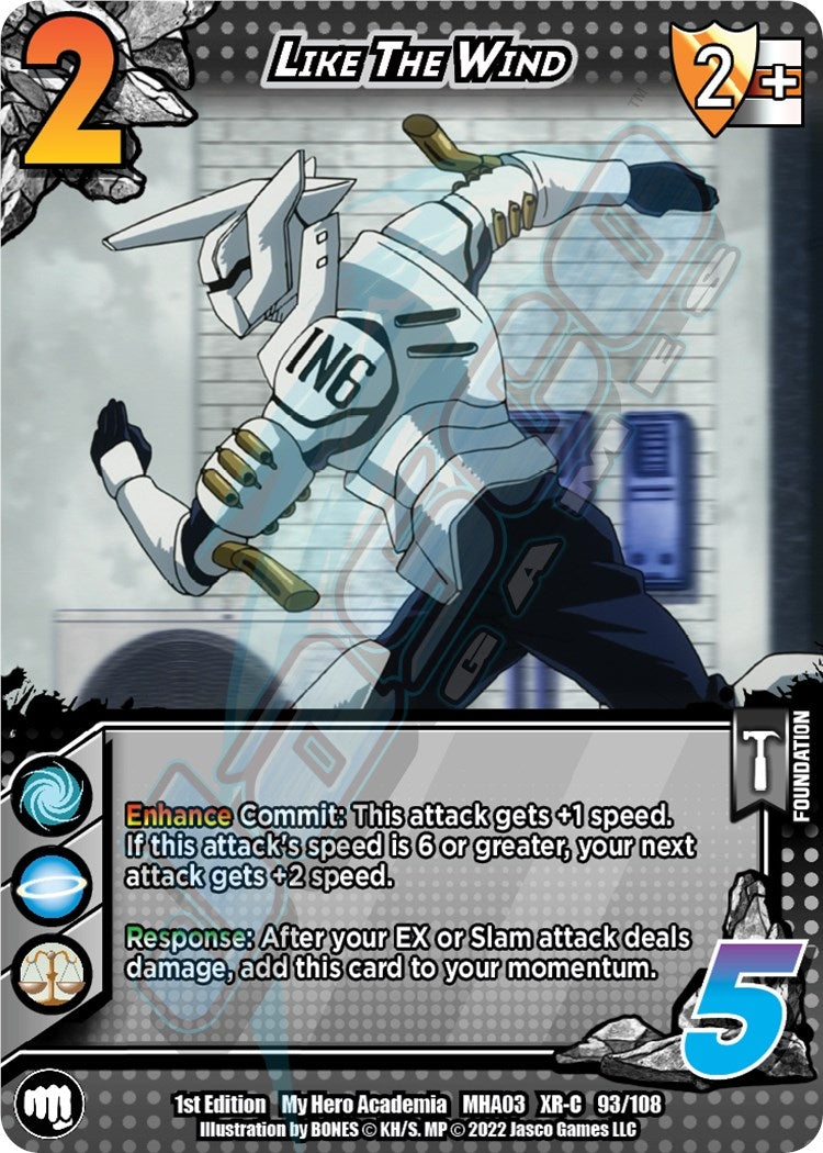 Image for Like the Wind (XR) (UniVersus: My Hero Academia: Heroes Clash) (93/108) - UniVersus