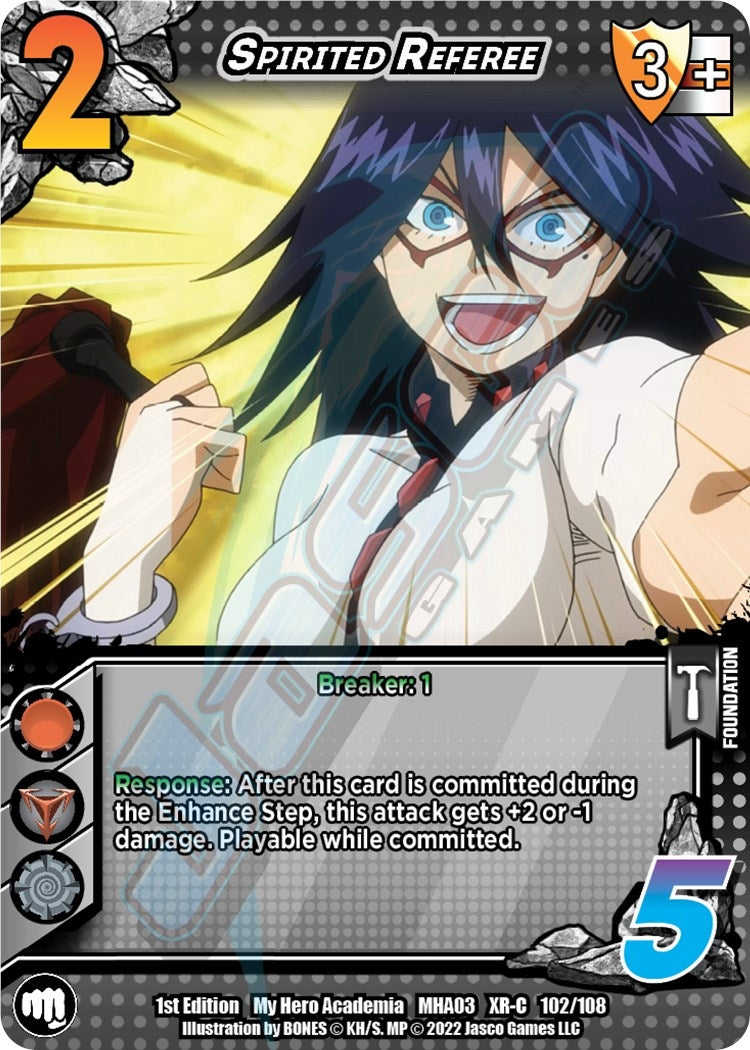 Image for Spirited Referee (XR) (UniVersus: My Hero Academia: Heroes Clash) (102/108) - UniVersus