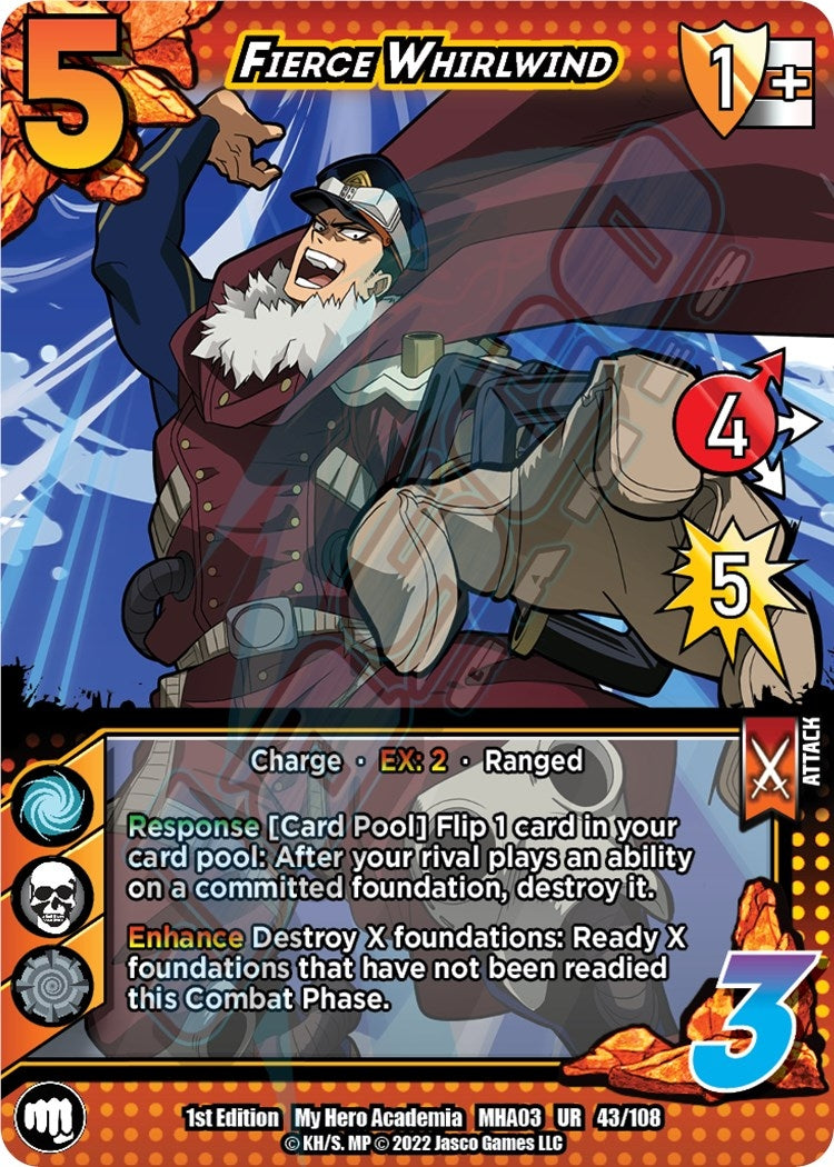 Image for Fierce Whirlwind (UniVersus: My Hero Academia: Heroes Clash) (43/108) - UniVersus