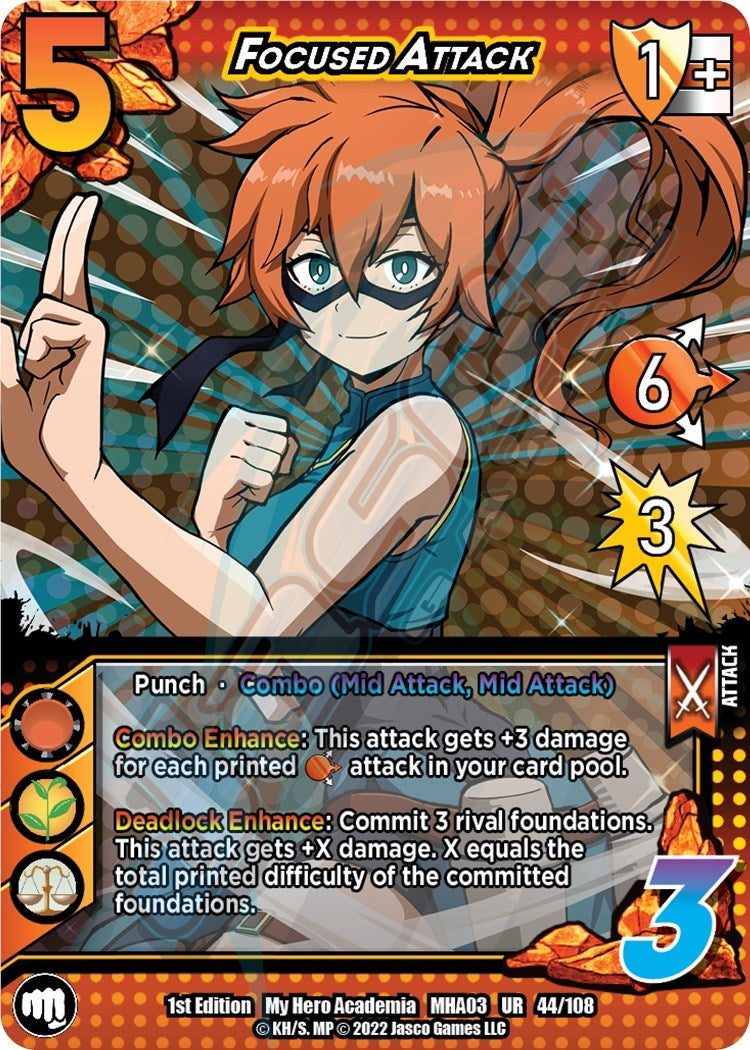 Image for Focused Attack (UniVersus: My Hero Academia: Heroes Clash) (44/108) - UniVersus