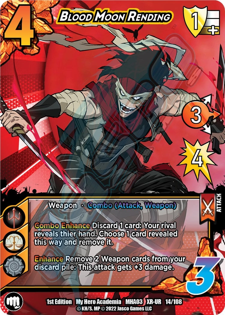 Image for Blood Moon Rending (XR) (UniVersus: My Hero Academia: Heroes Clash) (14/108) - UniVersus