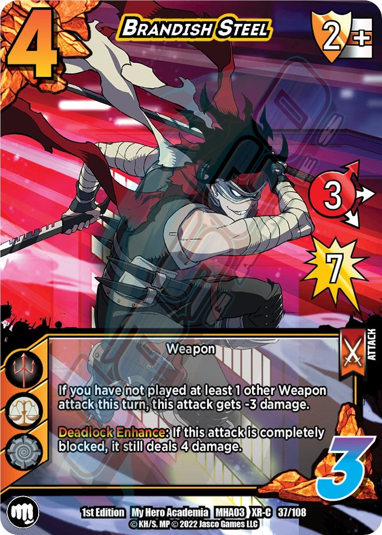 Image for Brandish Steel (XR) (UniVersus: My Hero Academia: Heroes Clash) (37/108) - UniVersus