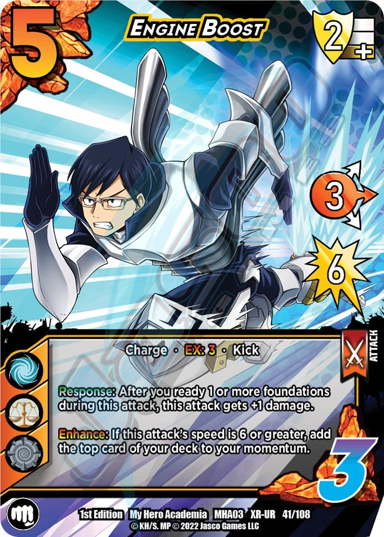 Image for Engine Boost (XR) (UniVersus: My Hero Academia: Heroes Clash) (41/108) - UniVersus
