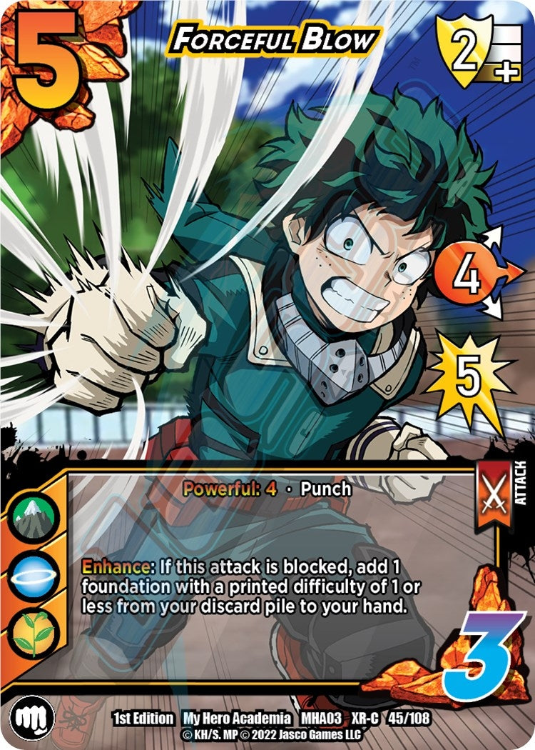 Image for Forceful Blow (XR) (UniVersus: My Hero Academia: Heroes Clash) (45/108) - UniVersus