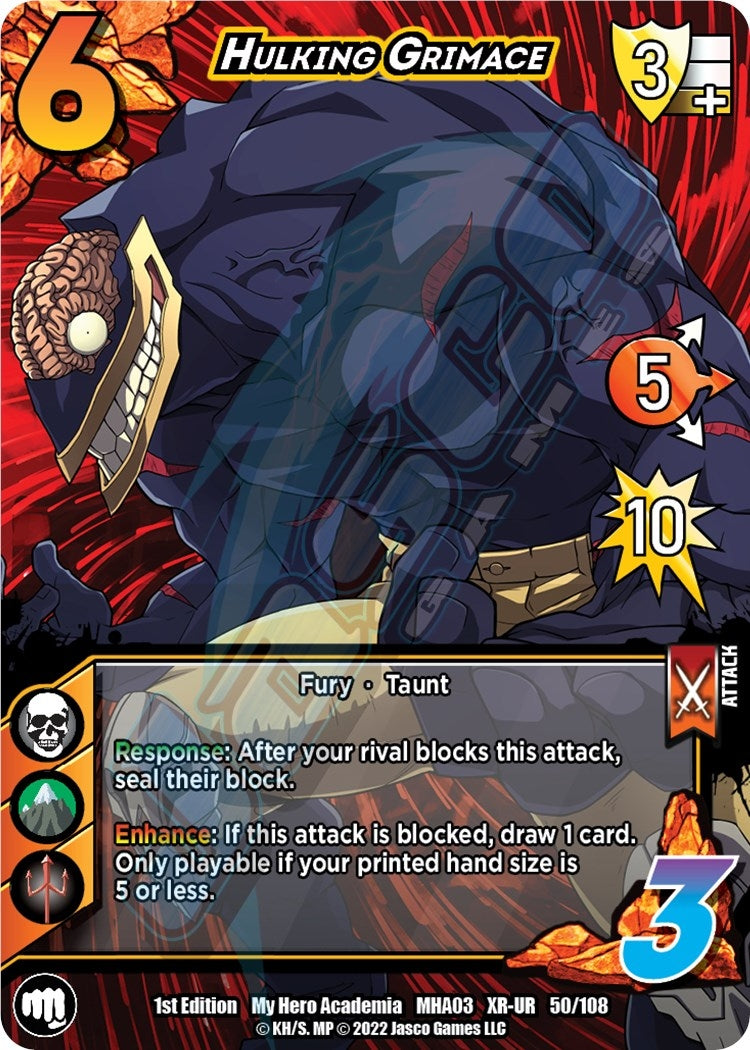 Image for Hulking Grimace (XR) (UniVersus: My Hero Academia: Heroes Clash) (50/108) - UniVersus
