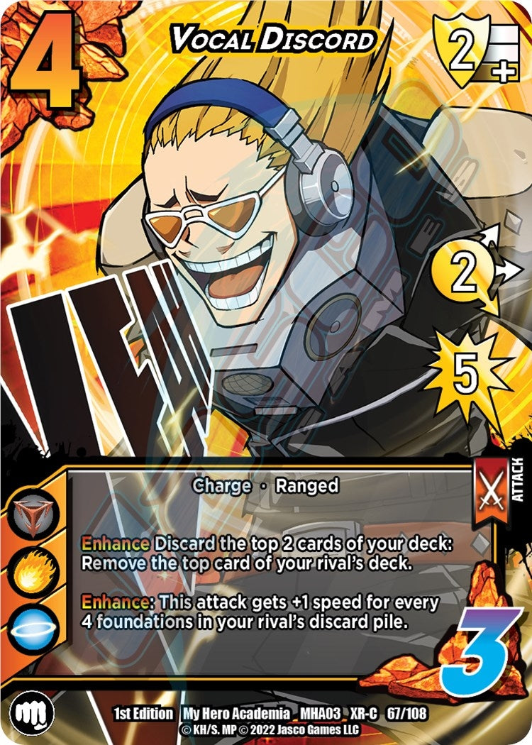 Image for Vocal Discord (XR) (UniVersus: My Hero Academia: Heroes Clash) (67/108) - UniVersus