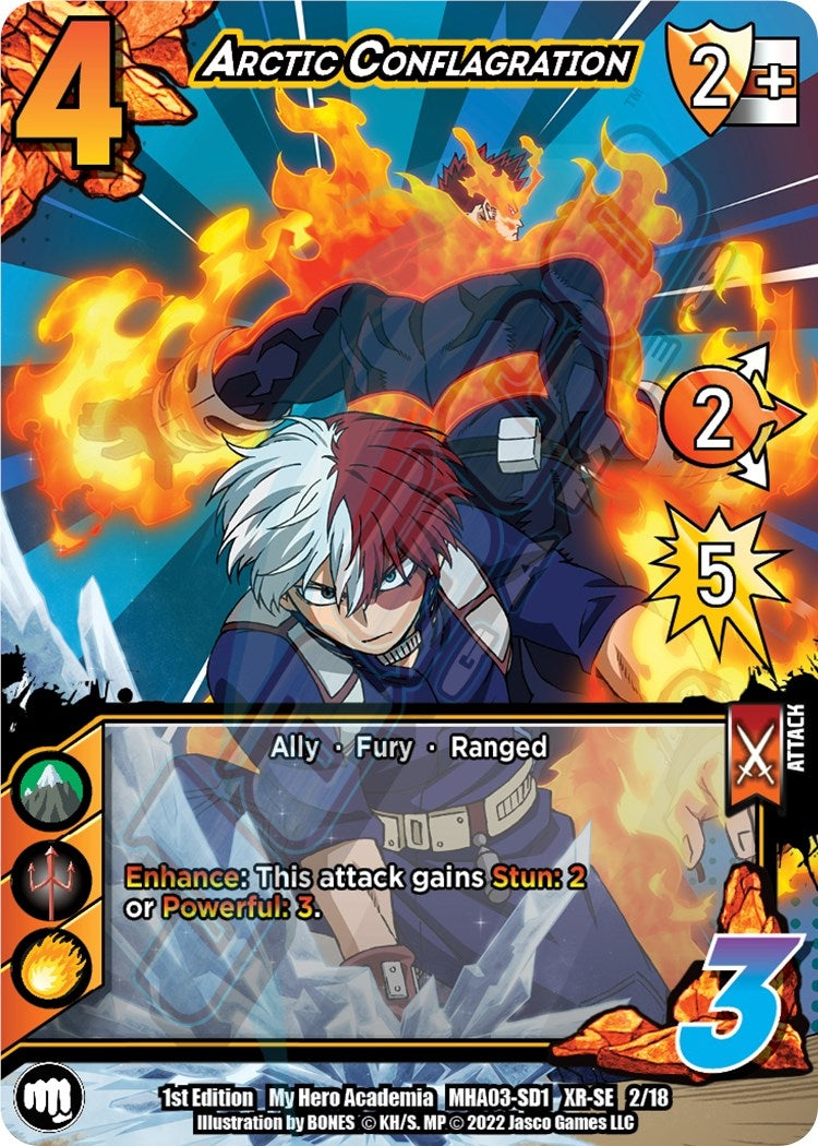 Image for Arctic Conflagration (XR) (UniVersus: My Hero Academia: Heroes Clash) (2/18) - UniVersus