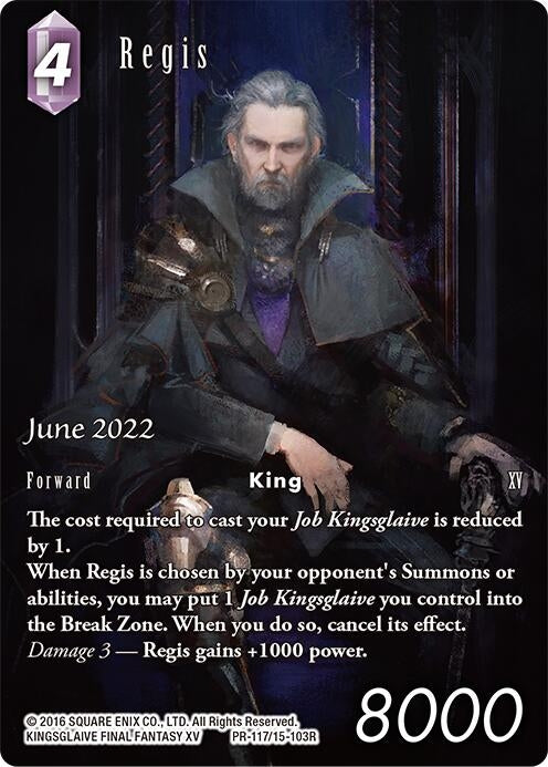 Image for Regis (Full Art) (June 2022) (FF: Promo Cards) (PR-117/15-103R) - Final Fantasy TCG