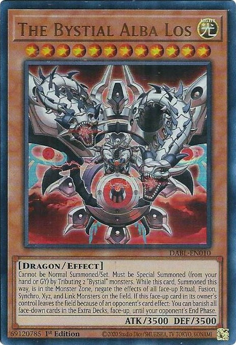 Image for The Bystial Alba Los (Darkwing Blast) (DABL-EN010) - YuGiOh