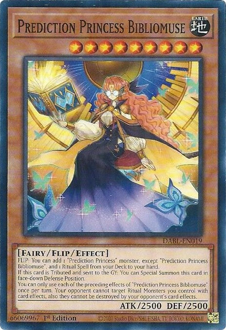 Image for Prediction Princess Bibliomuse (Darkwing Blast) (DABL-EN019) - YuGiOh