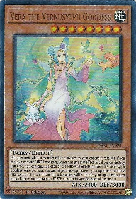 Image for Vera the Vernusylph Goddess (Darkwing Blast) (DABL-EN025) - YuGiOh