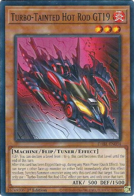 Image for Turbo-Tainted Hot Rod GT19 (Darkwing Blast) (DABL-EN034) - YuGiOh