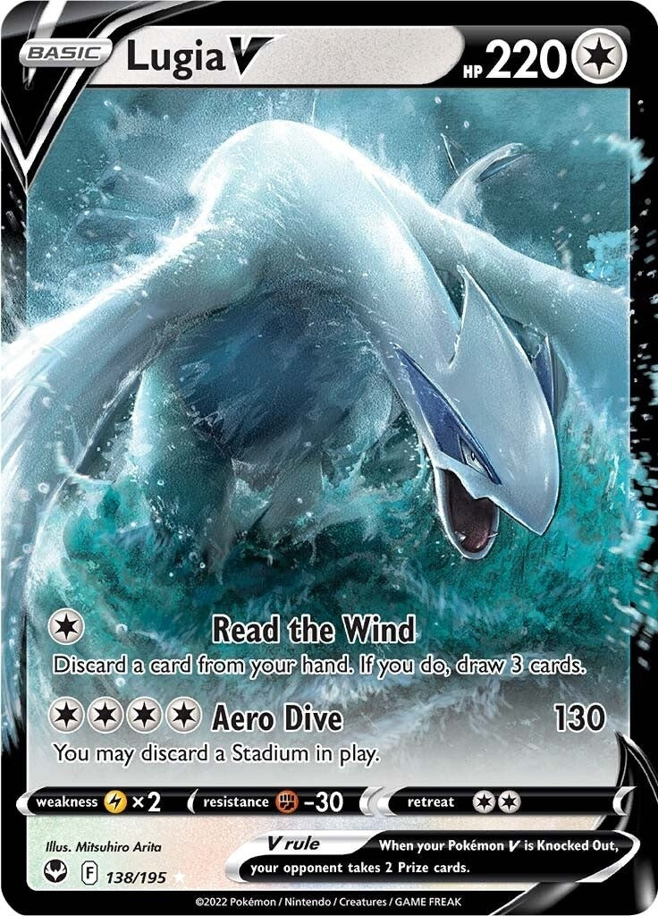 Image for Lugia V (SWSH12: Silver Tempest) (138/195) - Pokemon