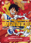 Image for Monkey.D.Luffy (Super Pre-Release) [Winner] (One Piece Promotion Cards) (P-001) - One Piece Card Game