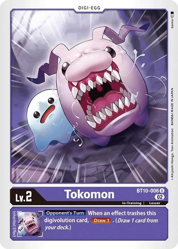 Image for Tokomon (BT10) (10006)