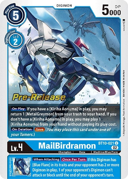 Image for MailBirdramon (BT10_PR) (BT10-021 U) - Digimon Card Game