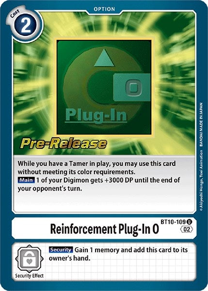 Image for Reinforcement Plug-In 0 (BT10_PR) (BT10-109 U) - Digimon Card Game