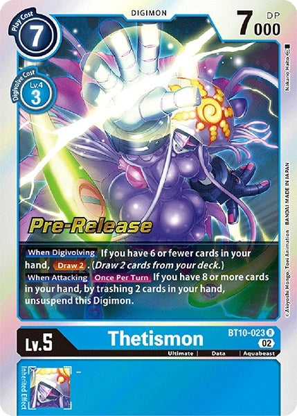 Image for Thetismon (BT10_PR) (BT10-023 R) - Digimon Card Game