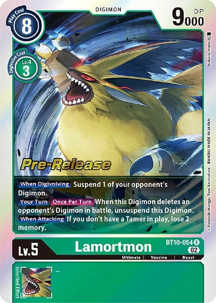Image for Lamortmon (BT10_PR) (BT10-054 R) - Digimon Card Game