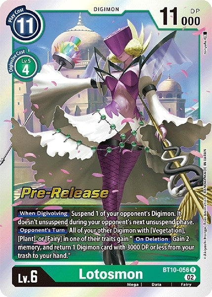 Image for Lotosmon (BT10_PR) (BT10-056 R) - Digimon Card Game