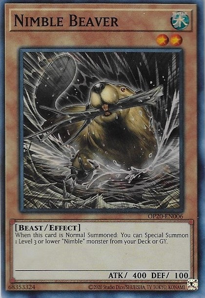 Image for Nimble Beaver (OTS Tournament Pack 20) (OP20-EN006) - YuGiOh
