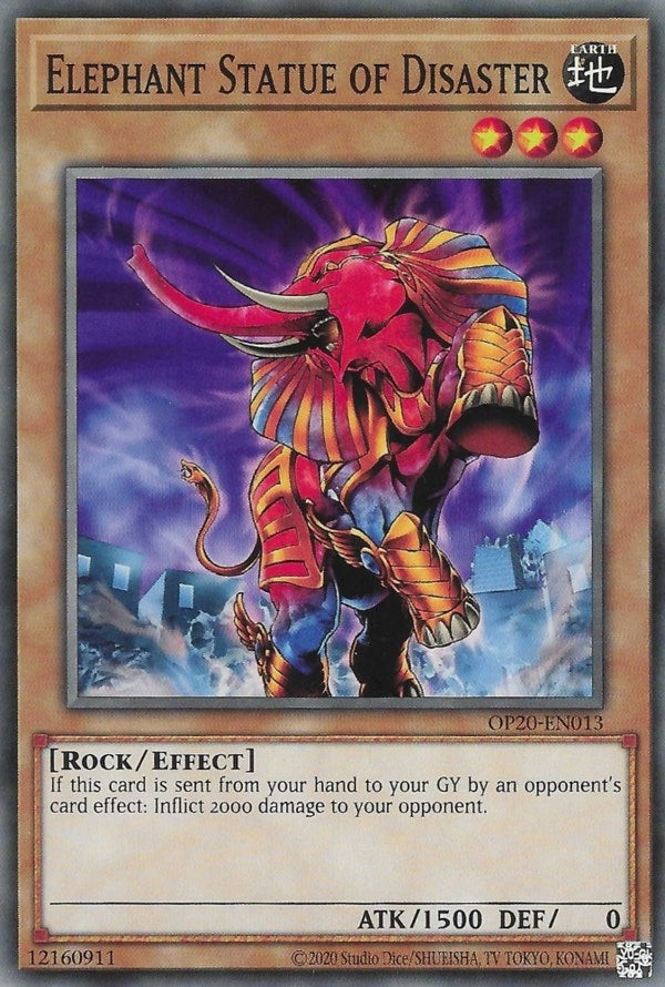 Image for Elephant Statue of Disaster (OTS Tournament Pack 20) (OP20-EN013) - YuGiOh