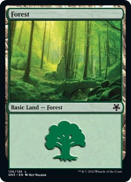 Image for Forest (136) (Magic Game Night: Free-For-All) (136) - Magic: The Gathering