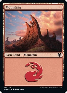 Image for Mountain (133) (Magic Game Night: Free-For-All) (133) - Magic: The Gathering