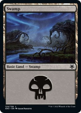 Image for Swamp (129) (Magic Game Night: Free-For-All) (129) - Magic: The Gathering